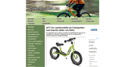 Desktop Screenshot of cykelguiden.nu